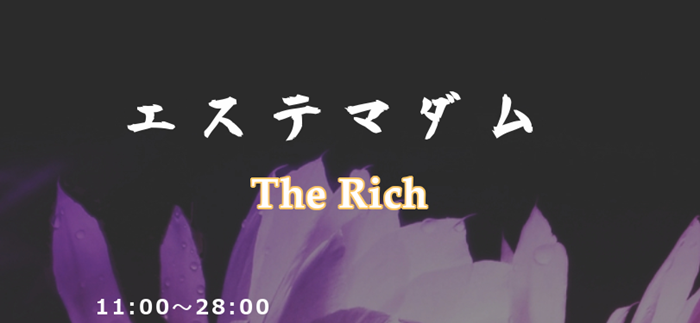 マダムエステ The Rich